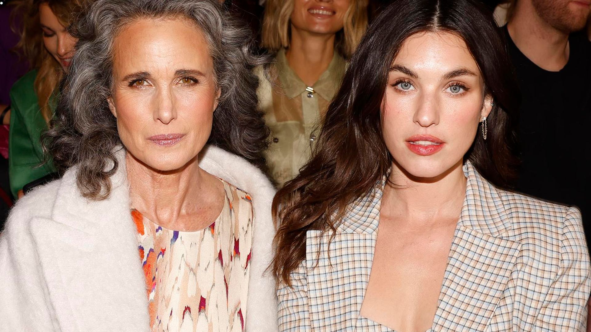 Andie Macdowell: una belleza natural, presume de su hija Rauney Qualley