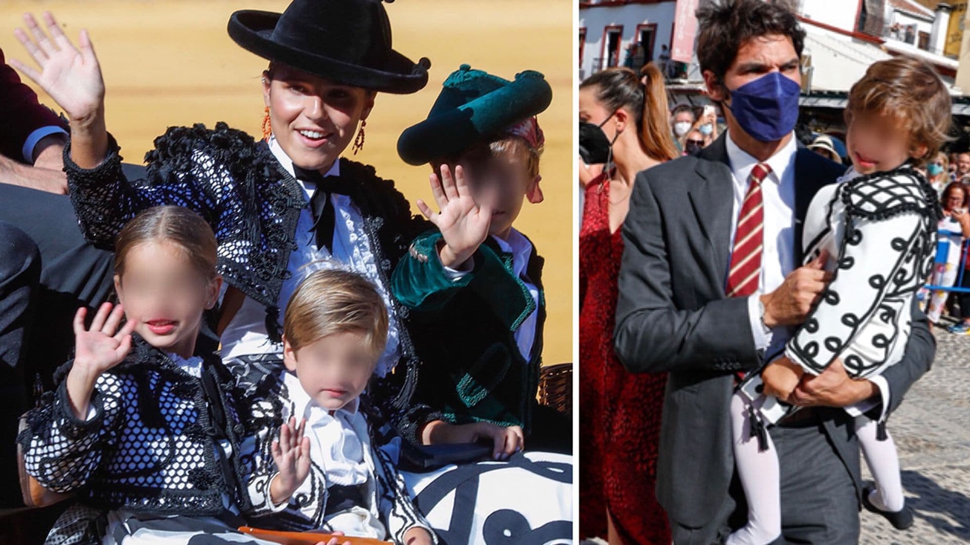 Carmen, Curro y Cayetano Jr. Rivera, los otros grandes protagonistas de la corrida Goyesca