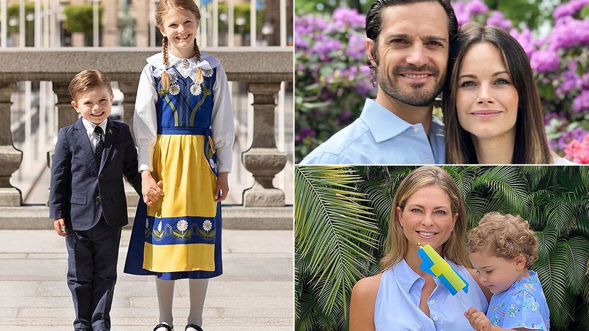 La Familia Real sueca se viste de azul y amarillo para celebrar un Día Nacional muy diferente