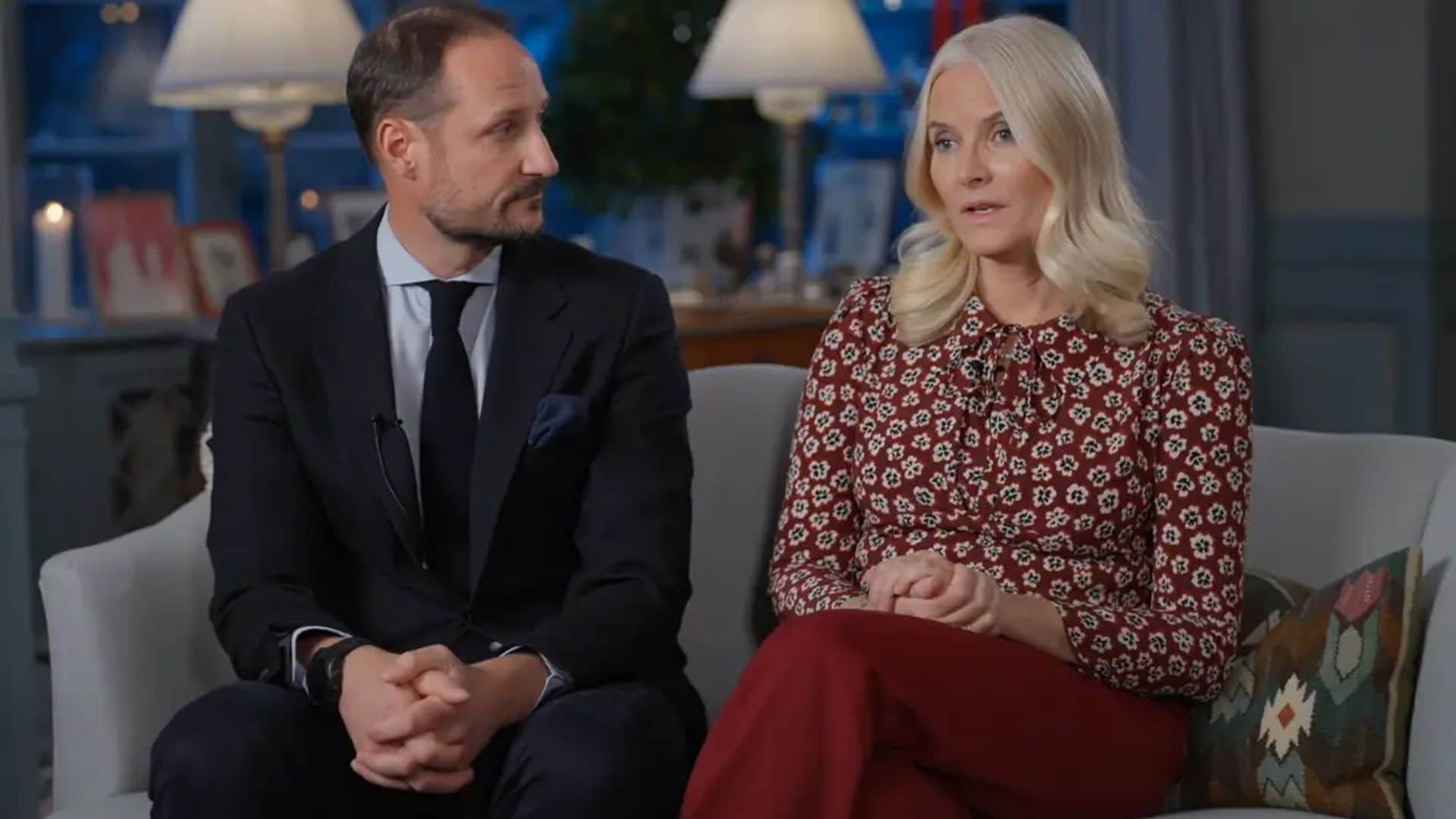 Haakon y Mette-Marit de Noruega rompen el silencio en torno al 'caso Marius' y su peor año