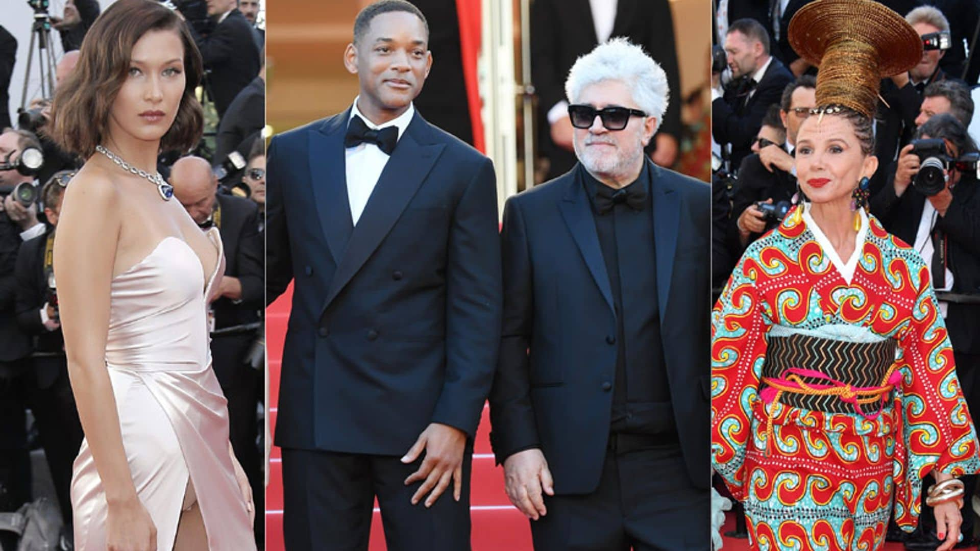 El descuido de Bella Hadid, el look de Victoria Abril o el enfrentamiento entre Almodóvar y Will Smith...¡Todo es posible en Cannes!