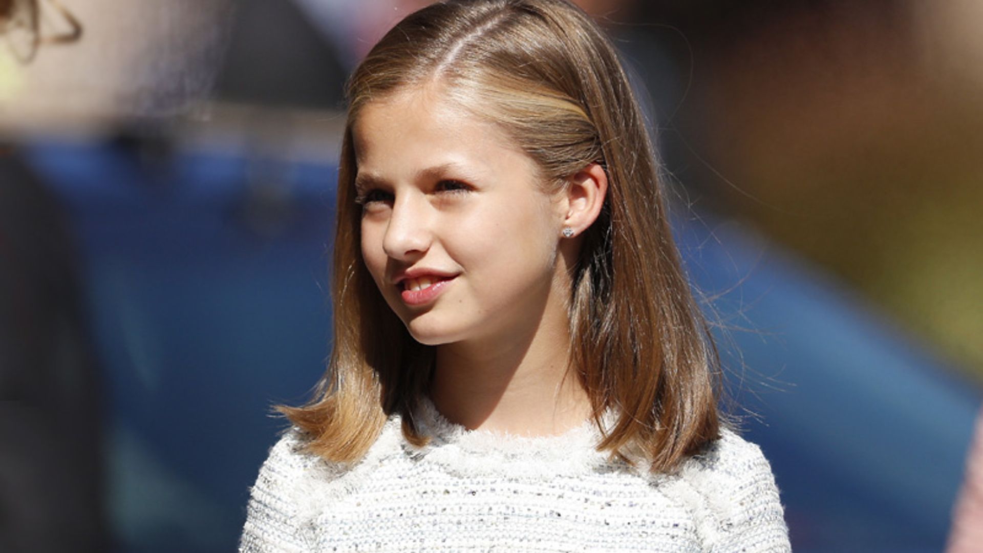 La princesa Leonor se viste del color del Rey y la infanta Sofía, del favorito de la Reina