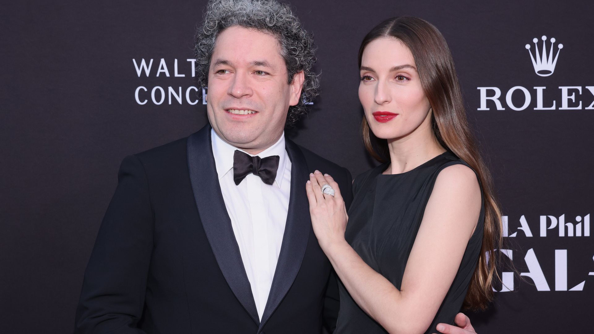 María Valverde y Gustavo Dudamel, juntos sobre el escenario y siete años de sólida relación