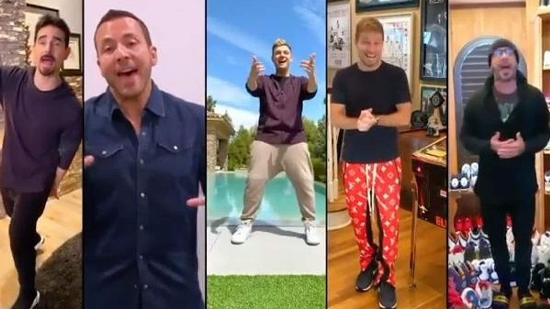 ¡Como nunca antes! Los Backstreet Boys se reúnen de forma virtual para animar a sus fans en casa