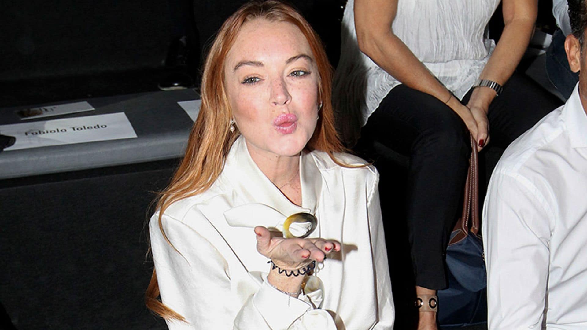 Lindsay Lohan, tardes de desfile y noches de fiesta en la Semana de la Moda de Madrid