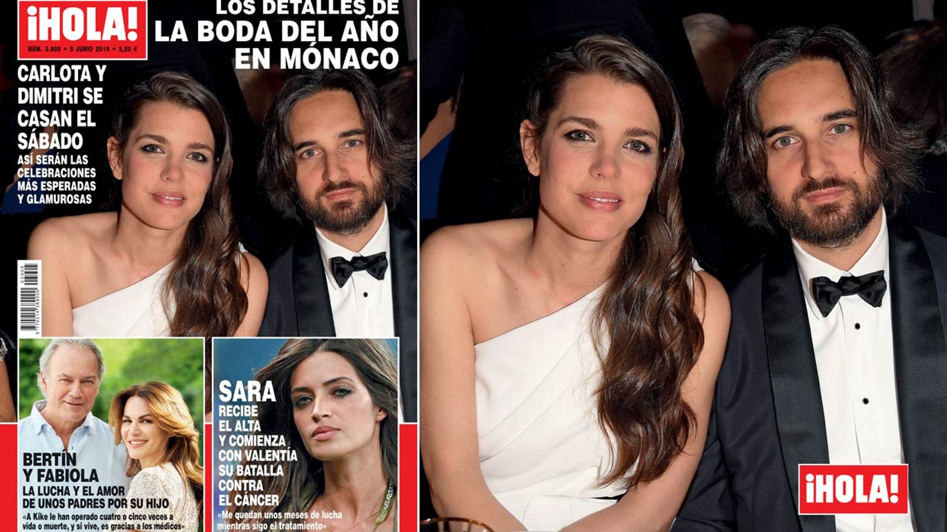 En ¡HOLA!, Carlota Casiraghi y Dimitri Rassam se casan el sábado