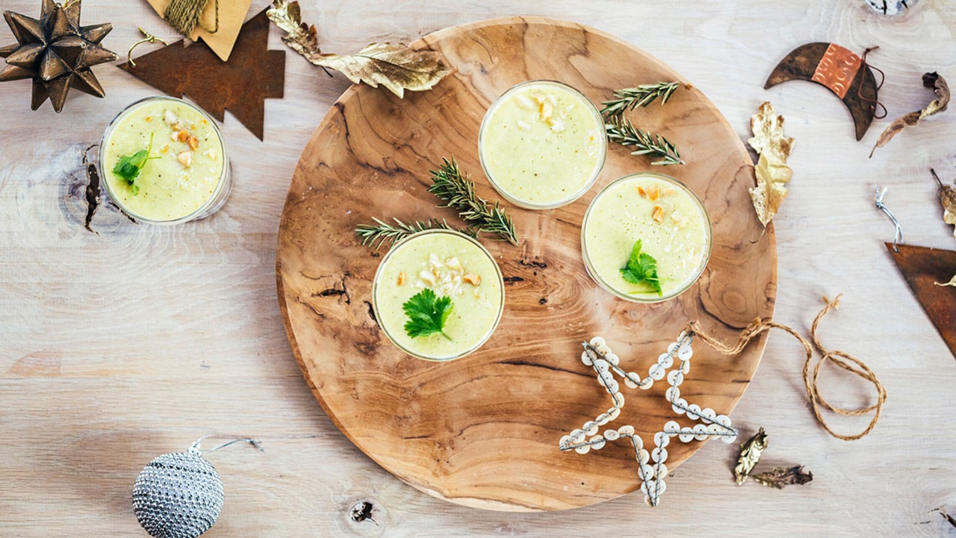 Crema fría de pepino con almendra