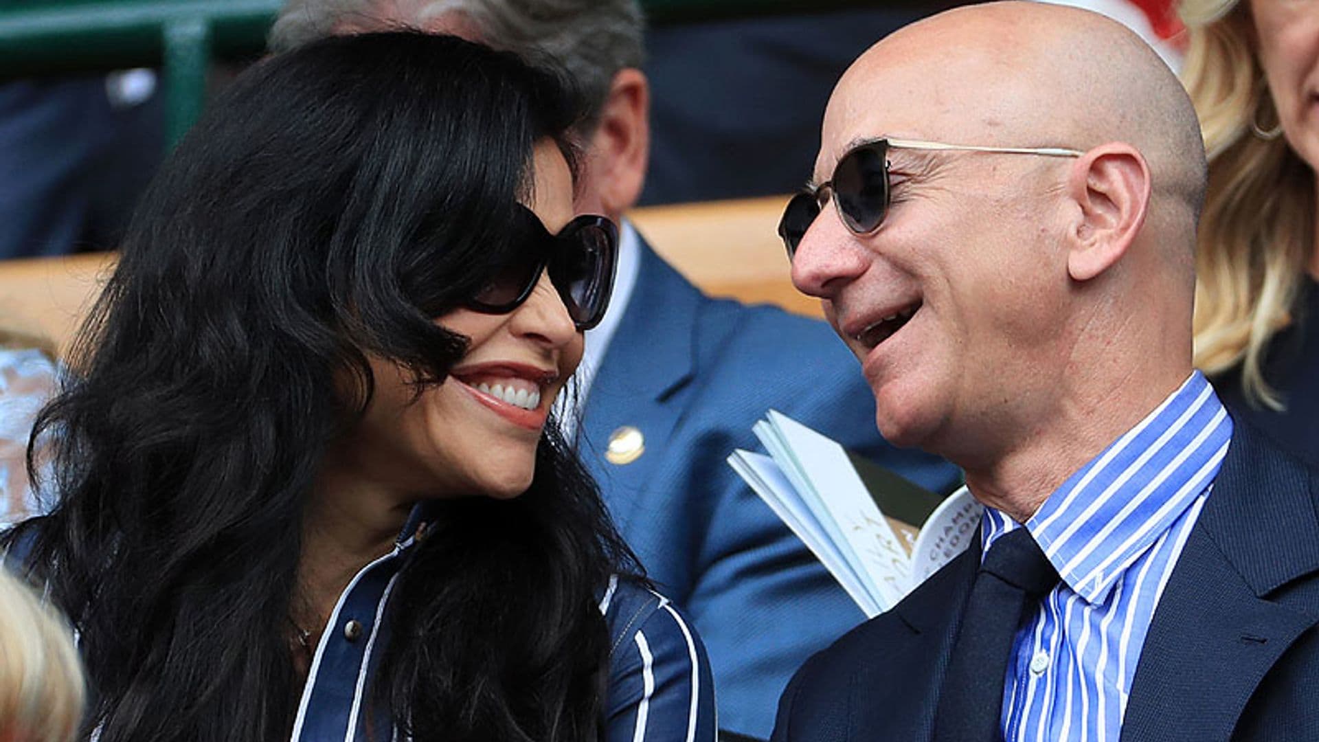 ¡Ya no se esconden! Jeff Bezos y Lauren Sanchez se dejan ver juntos por primera vez en Wimbledon