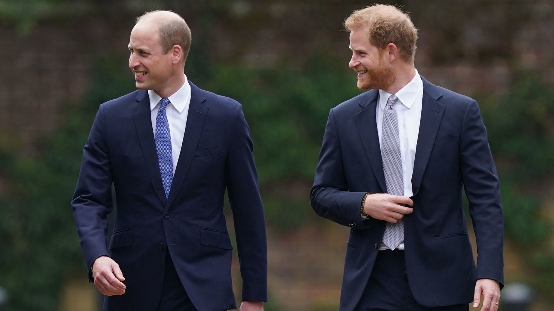 Los príncipes William y Harry se reencuentran para honrar la memoria de su madre