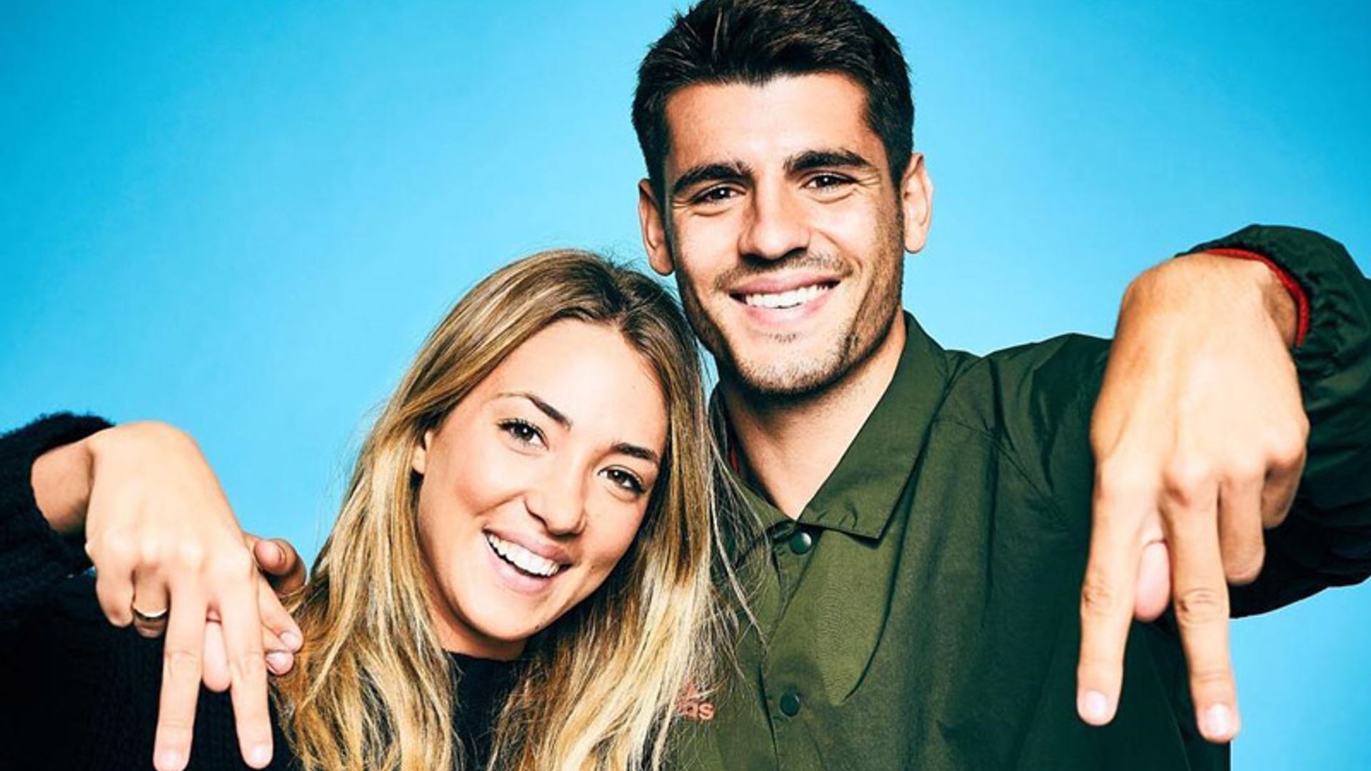 Alvaro Morata y Alice Campello revelan el nombre de sus mellizos