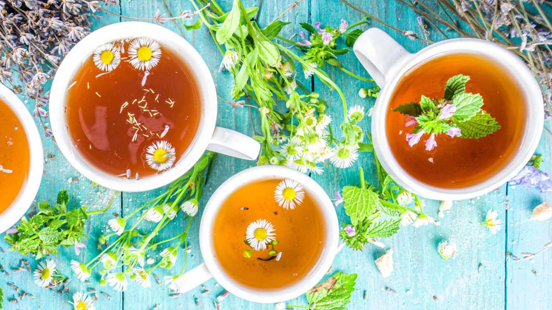 Jengibre, té verde... Sabemos cuáles son las infusiones más saludables