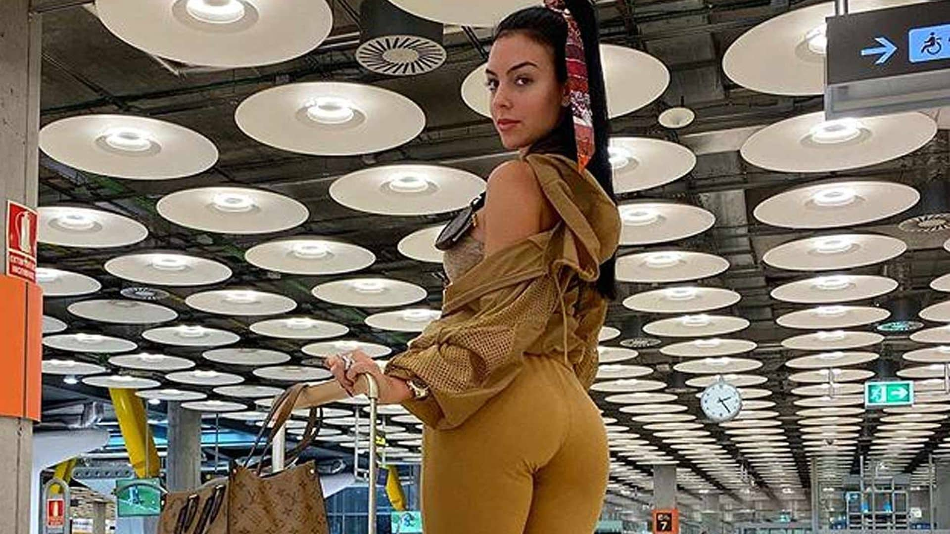 Georgina Rodríguez muestra el mejor remedio contra el 'jet lag' (y es adorable)