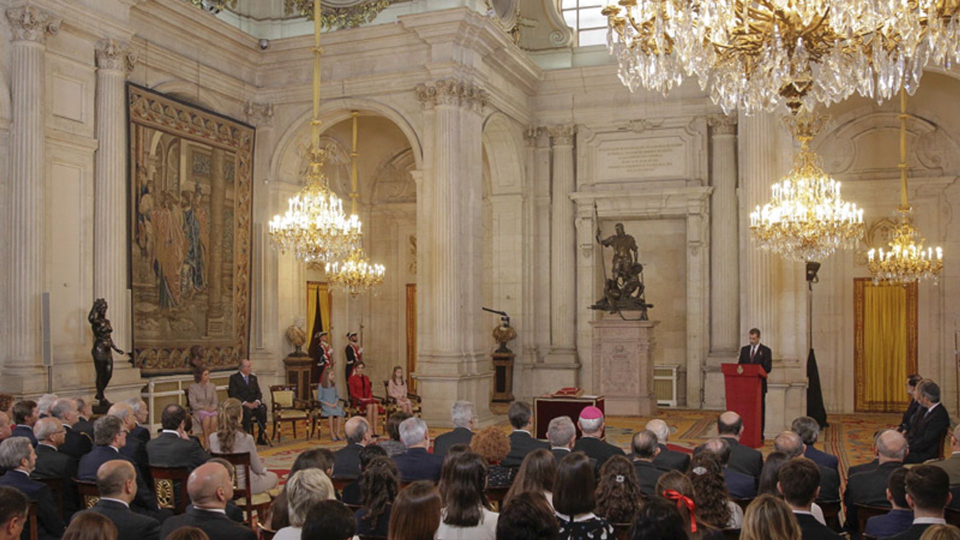 Así es el escenario en el que se han celebrado los más señalados acontecimientos del reinado de Felipe VI