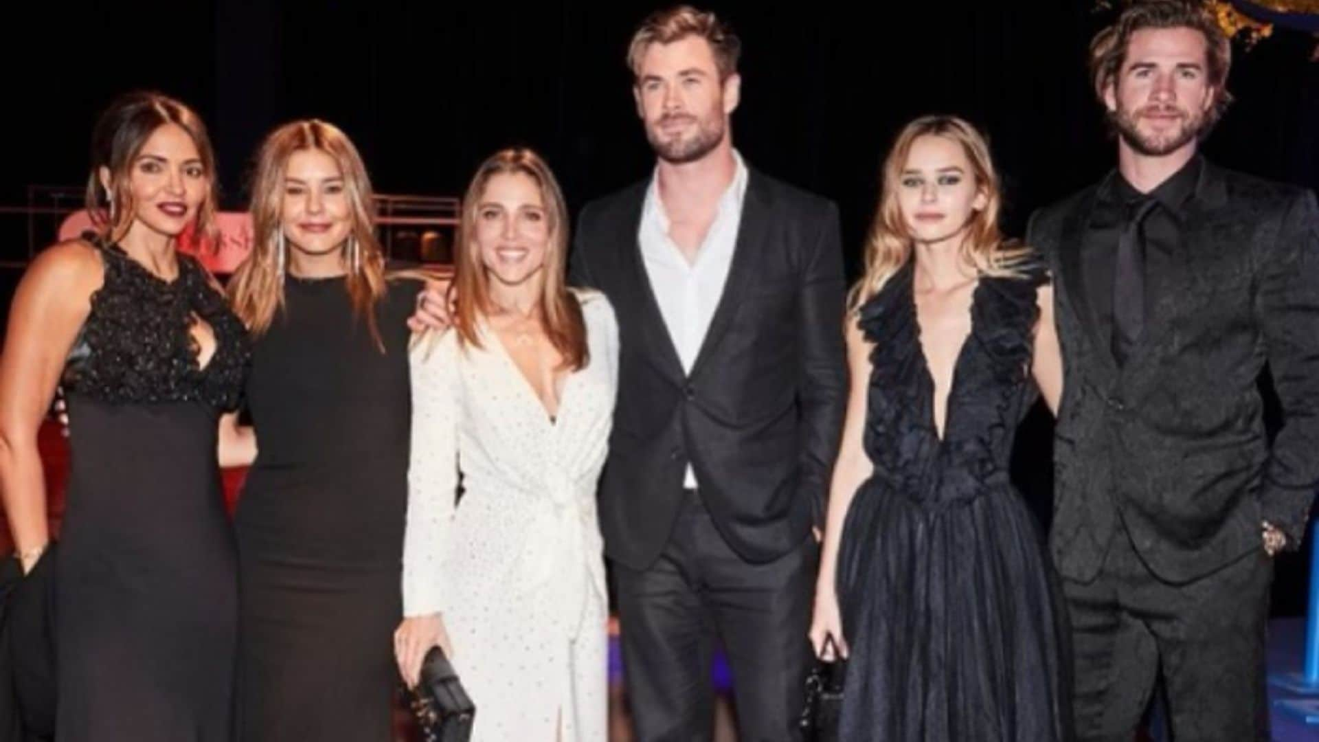 Elsa Pataky y Chris Hemsworth, cena solidaria en familia y una presentación en sociedad