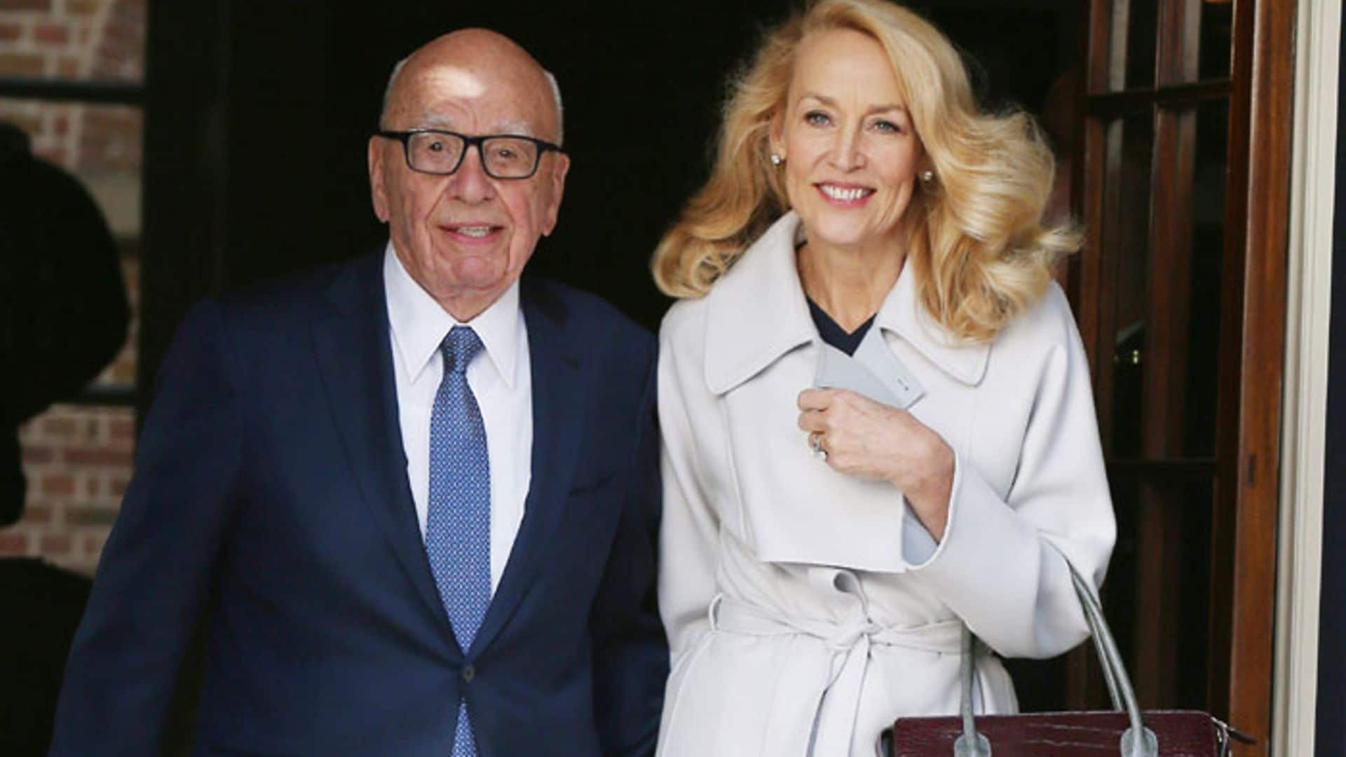 Rupert Murdoch y Jerry Hall ya son marido y mujer