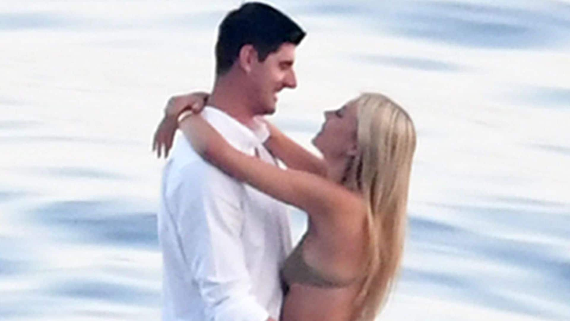 thibault courtois y novia h 