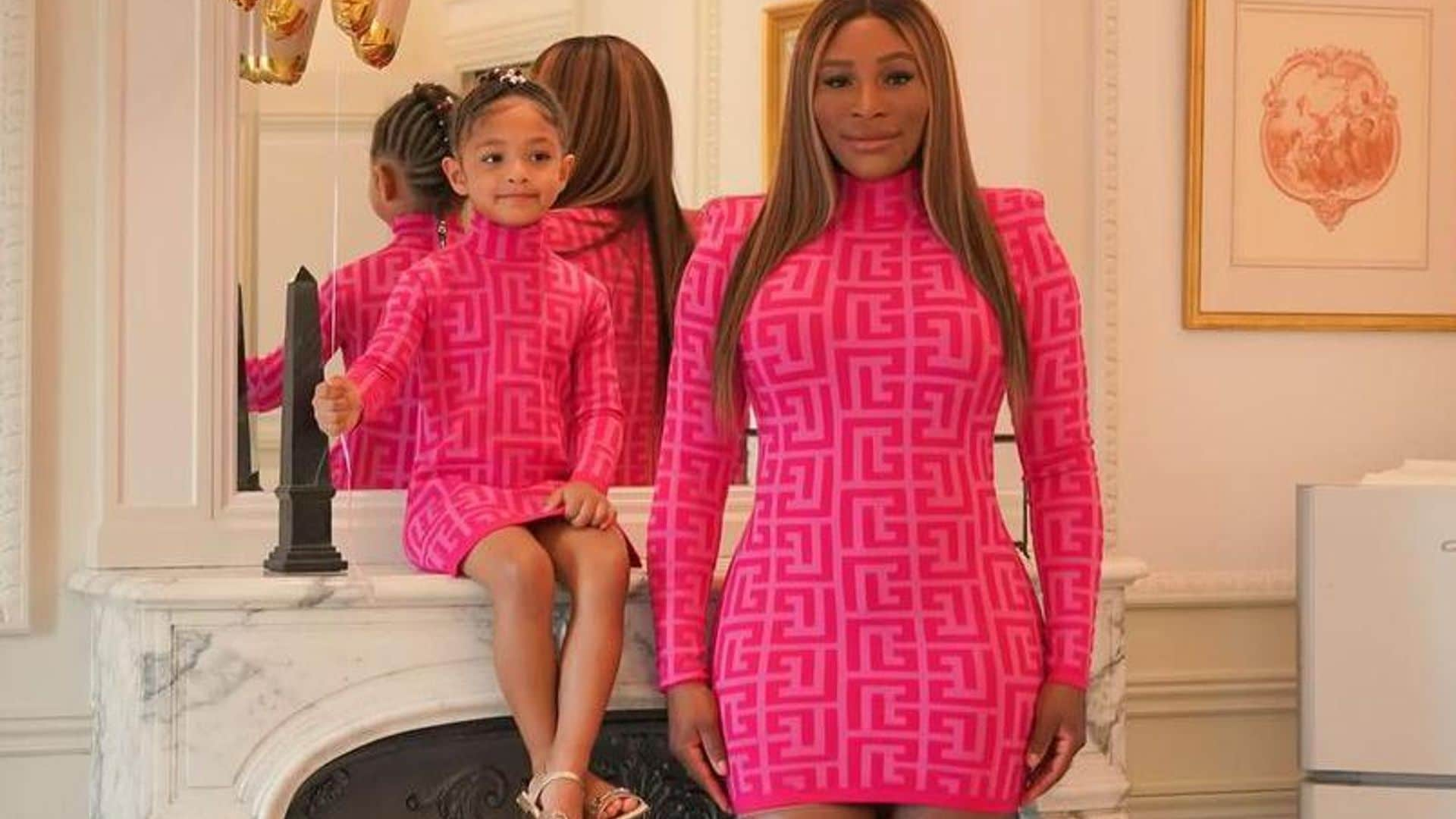 Serena Williams y otras ‘celebrities’ que han convertido a sus hijas en su ‘mini yo’