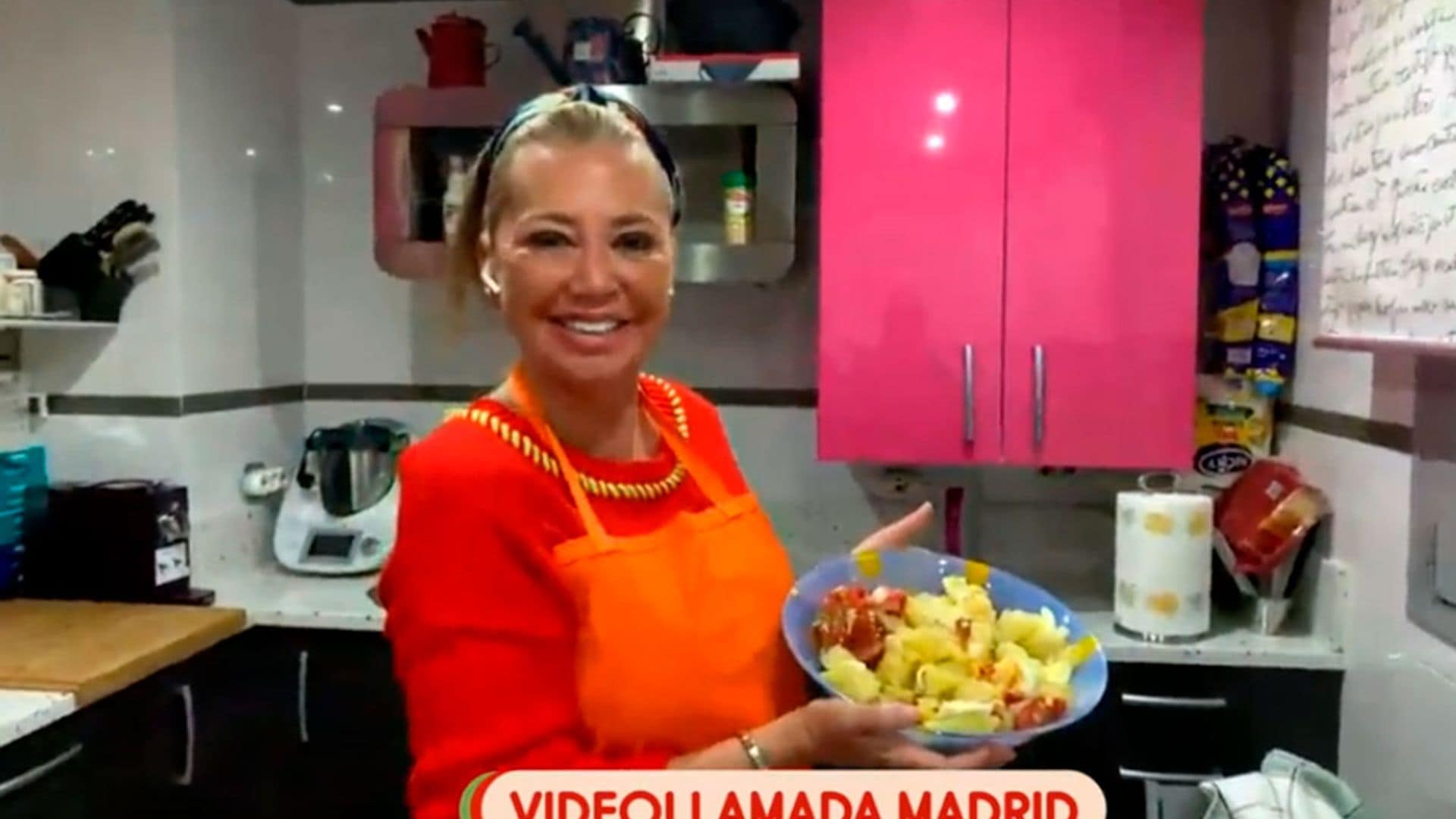 Belén Esteban y su hija, juntas mano a mano en la cocina y el trabajo