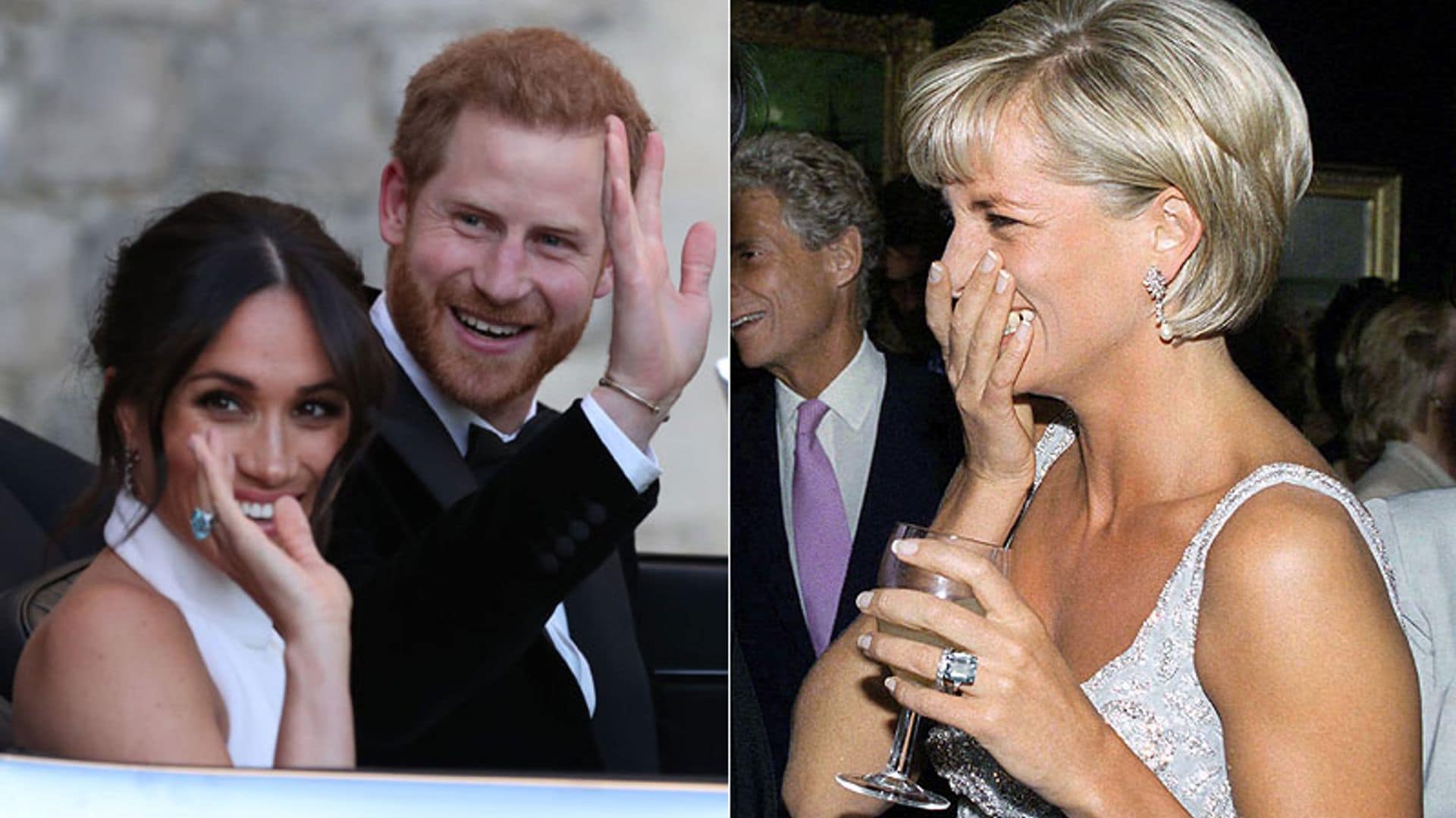 El anillo de la princesa Diana que desde hoy lleva Meghan