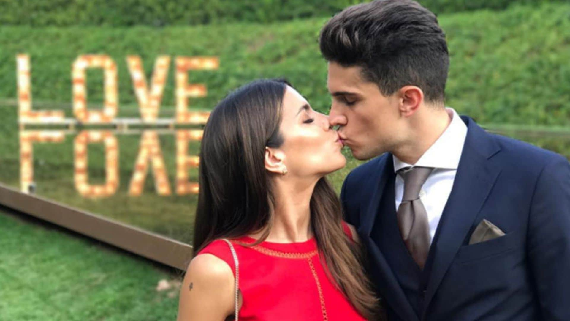 Marc Bartra y Melissa Jiménez pasan su luna de miel ¡en otra boda!