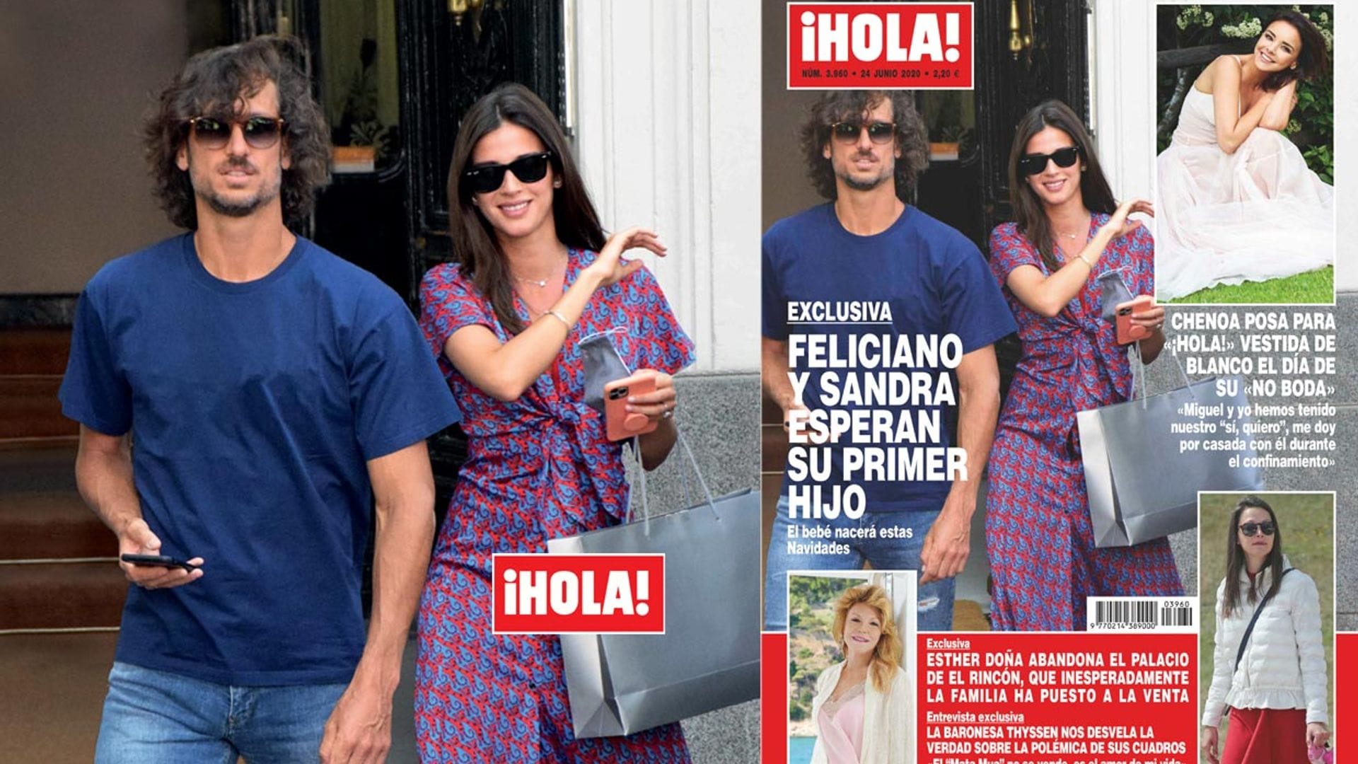 Exclusiva en ¡HOLA!, Feliciano y Sandra esperan su primer hijo