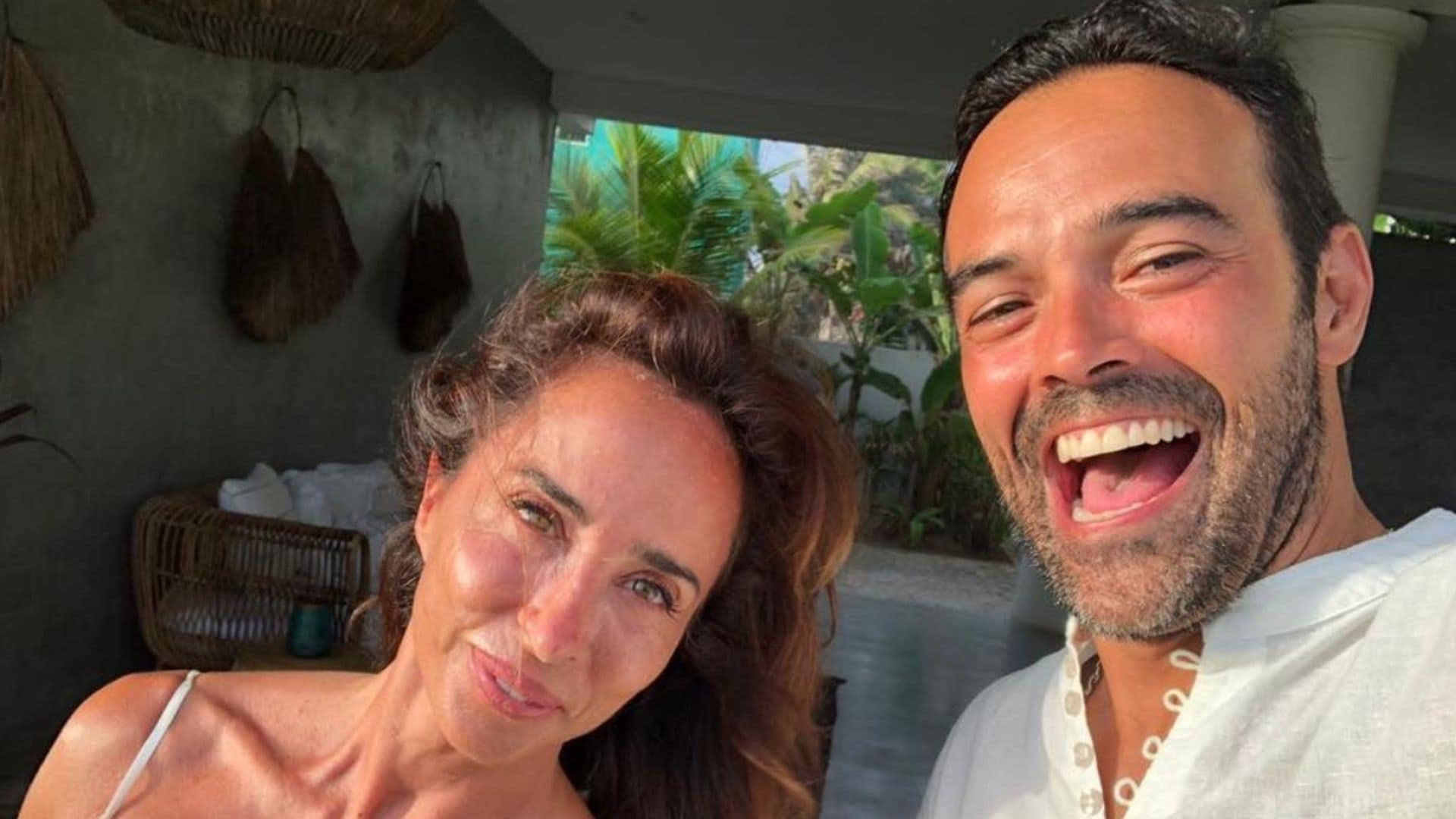 María Patiño saca su lado más romántico para felicitar a su marido que cumple 45 años