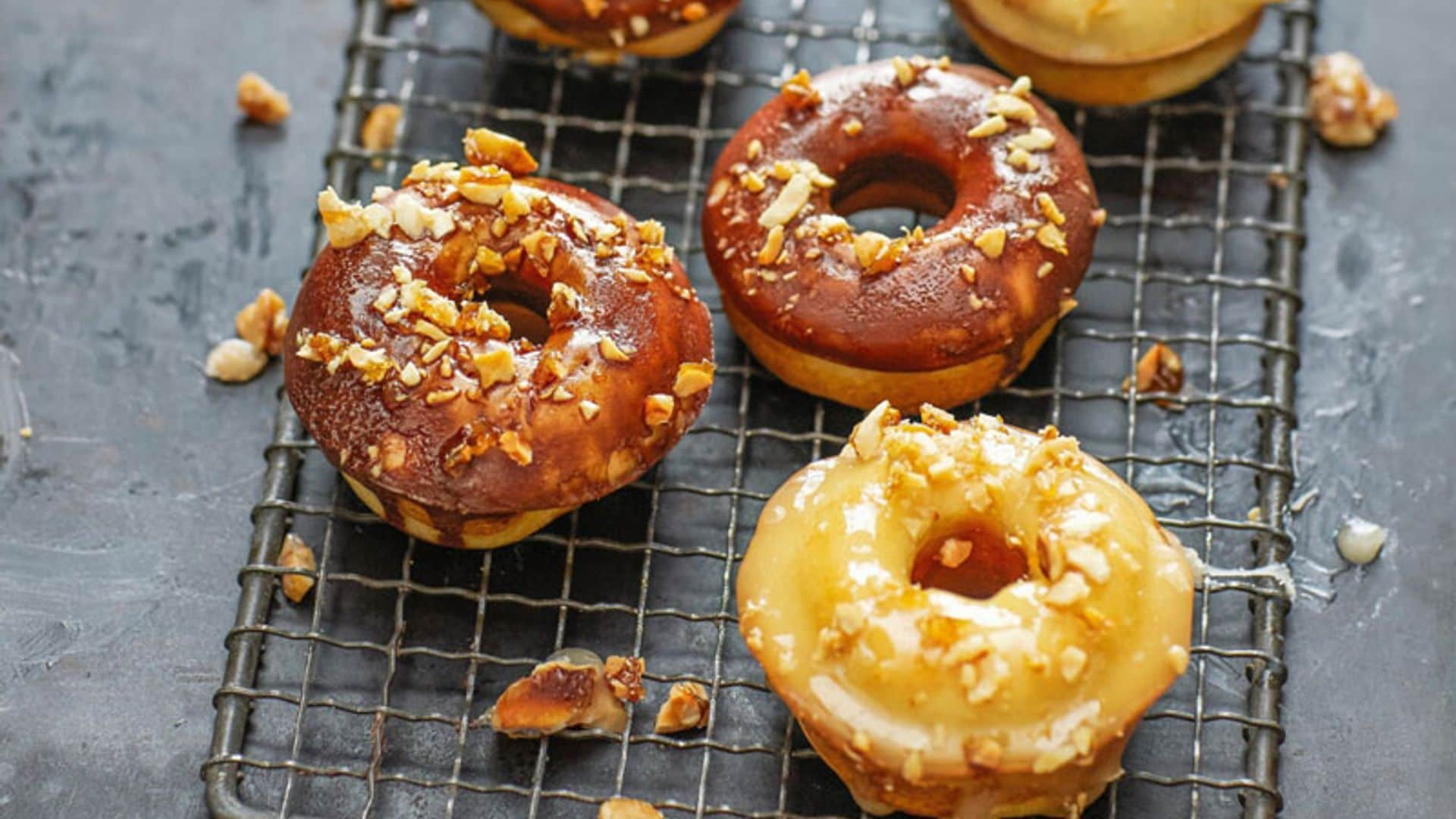 Donuts veganos de espelta