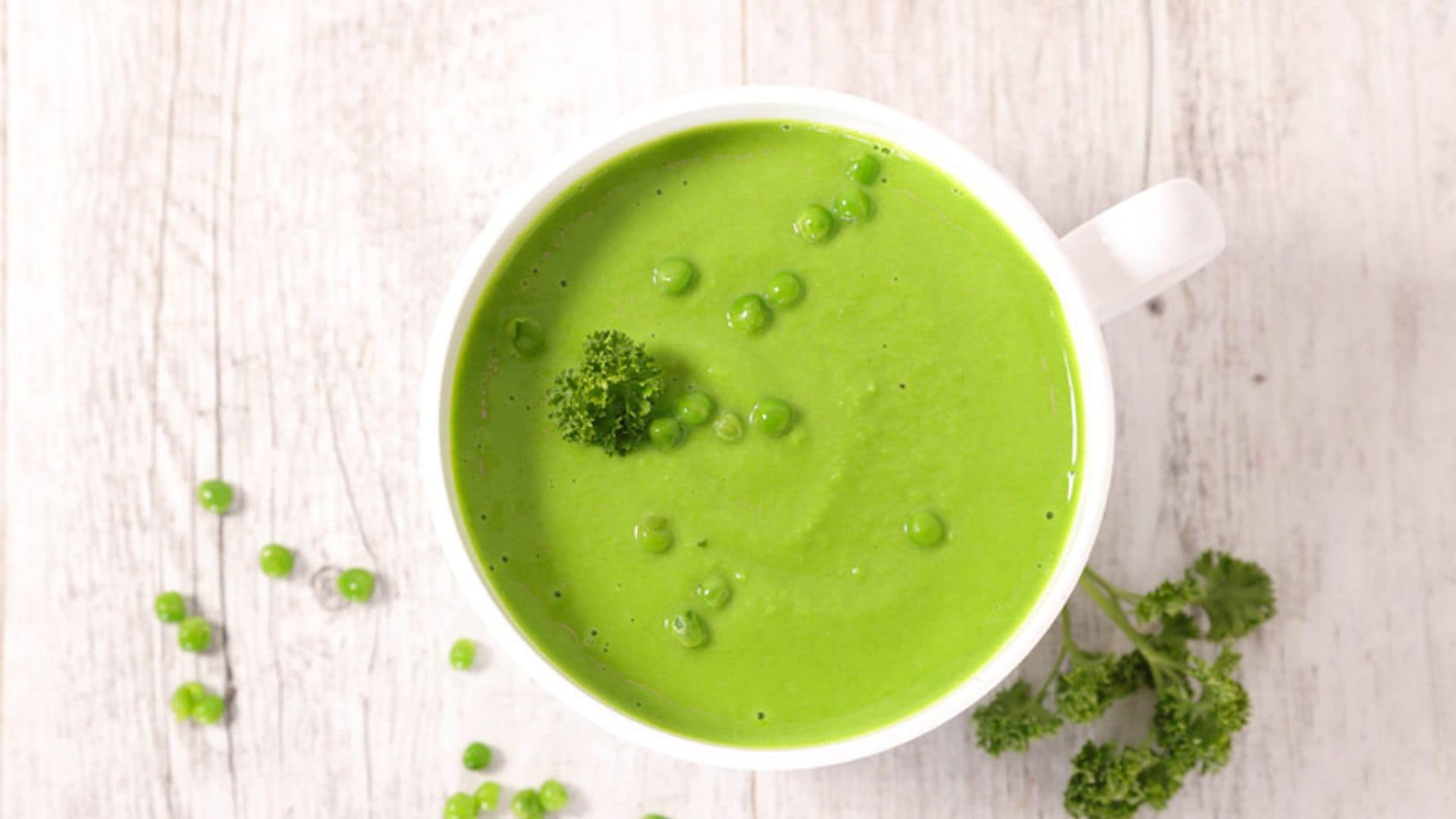 Gazpacho granizado de tomates verdes