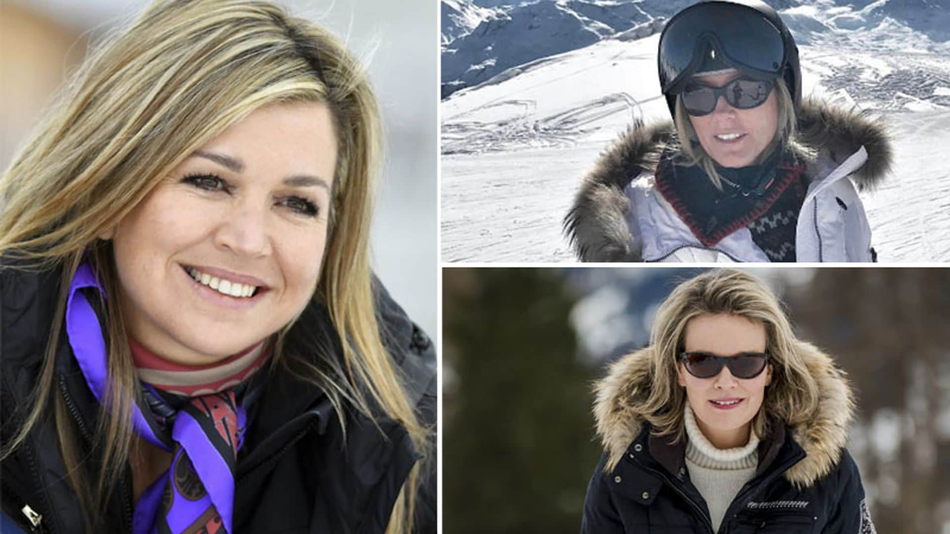 'Glamour' en la nieve: reinas y princesas desfilan con las tendencias de esquí