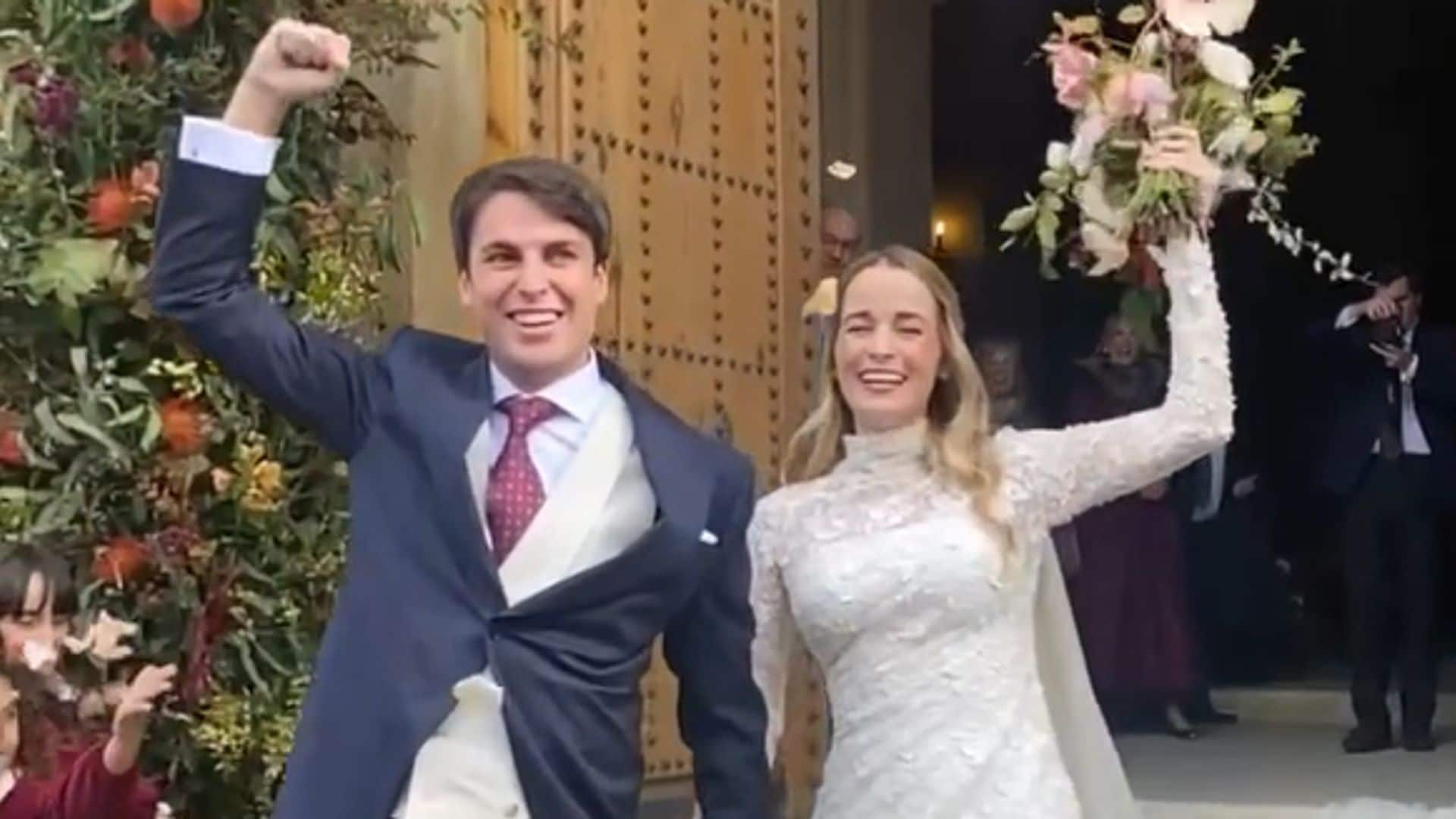 La boda de la 'youtuber' Sylvia Salas: inspiración otoñal, dos vestidos y un cambio de última hora