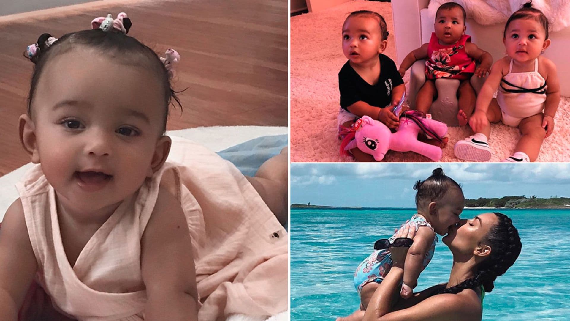 Las fotos más tiernas del primer año de la hija de Kim Kardashian, Chicago West