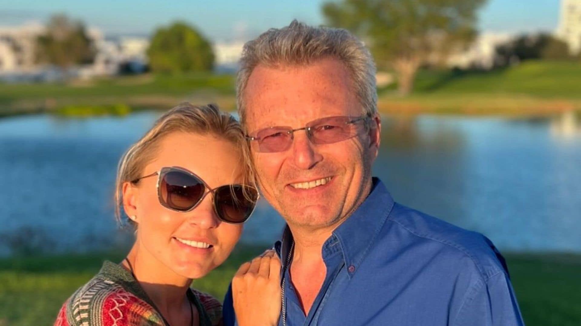 Tras sus vacaciones en Lisboa, Angelique Boyer sorprende a su papá con una visita