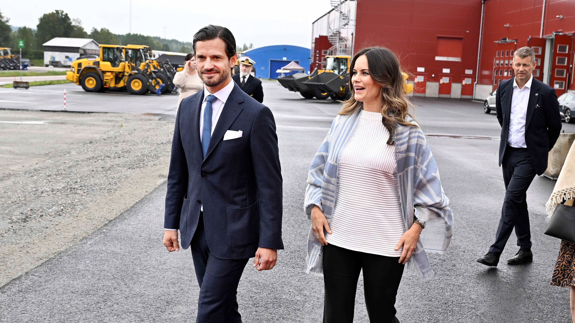 Las primeras imágenes de Carlos Felipe y Sofía de Suecia tras anunciar que esperan su cuarto hijo