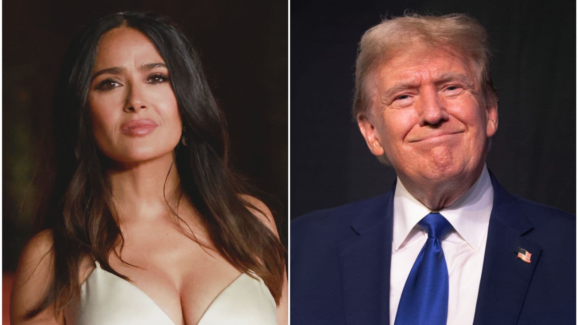 ¿Salma Hayek pudo ser primera dama? Donald Trump le pidió una cita