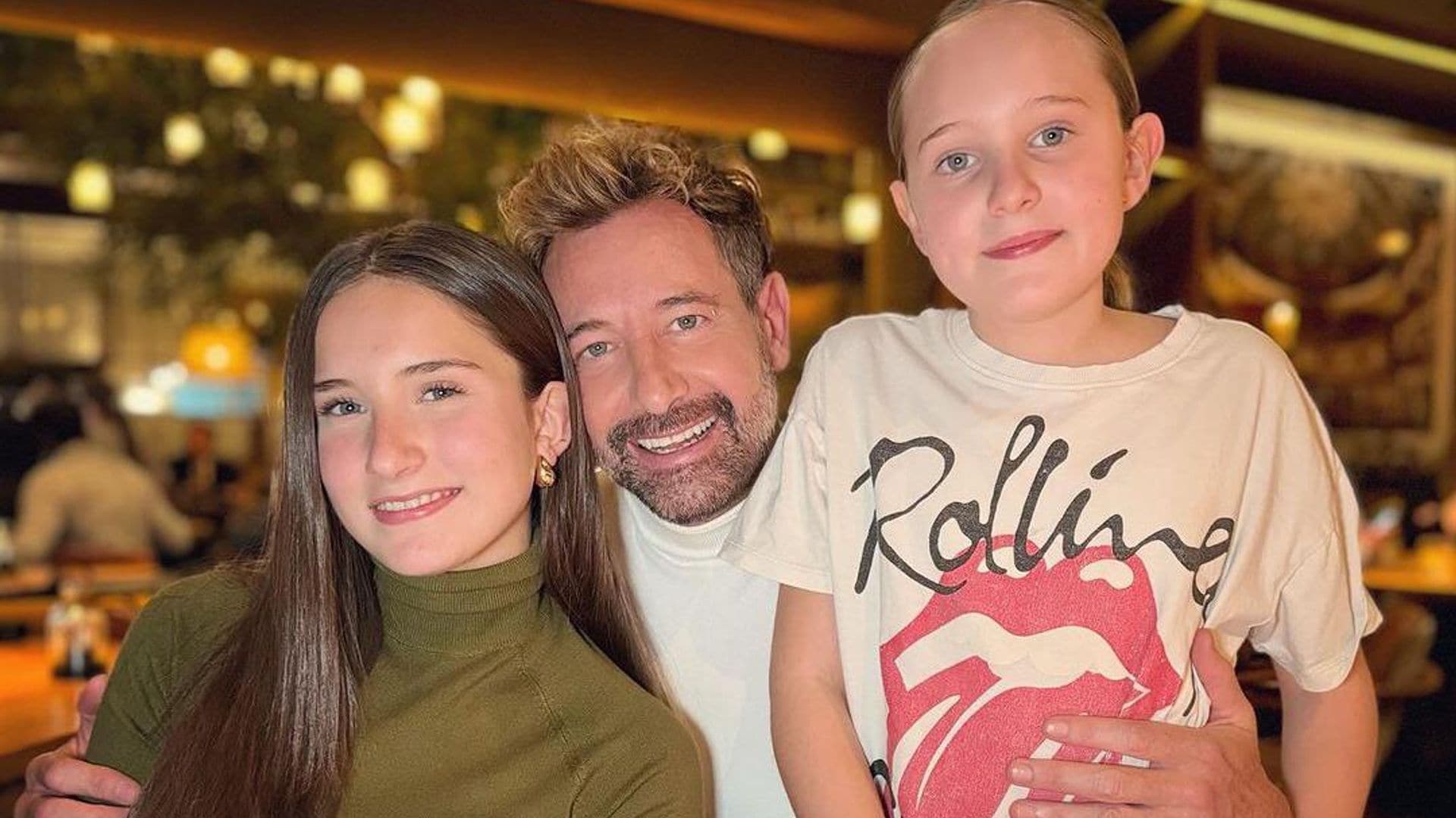 gabriel soto con sus hijas elissa y miranda