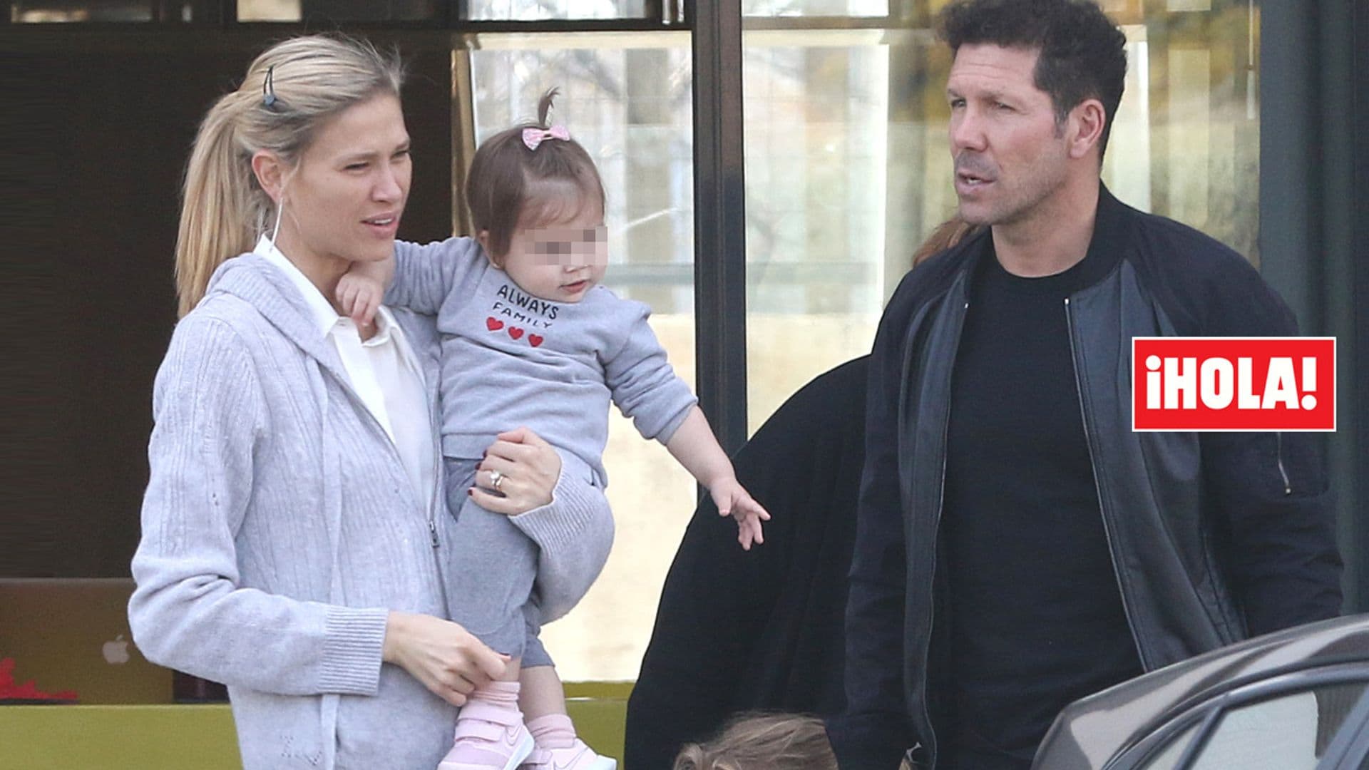 Simeone y Carla Pereyra celebran el primer cumpleaños de su hija Valentina