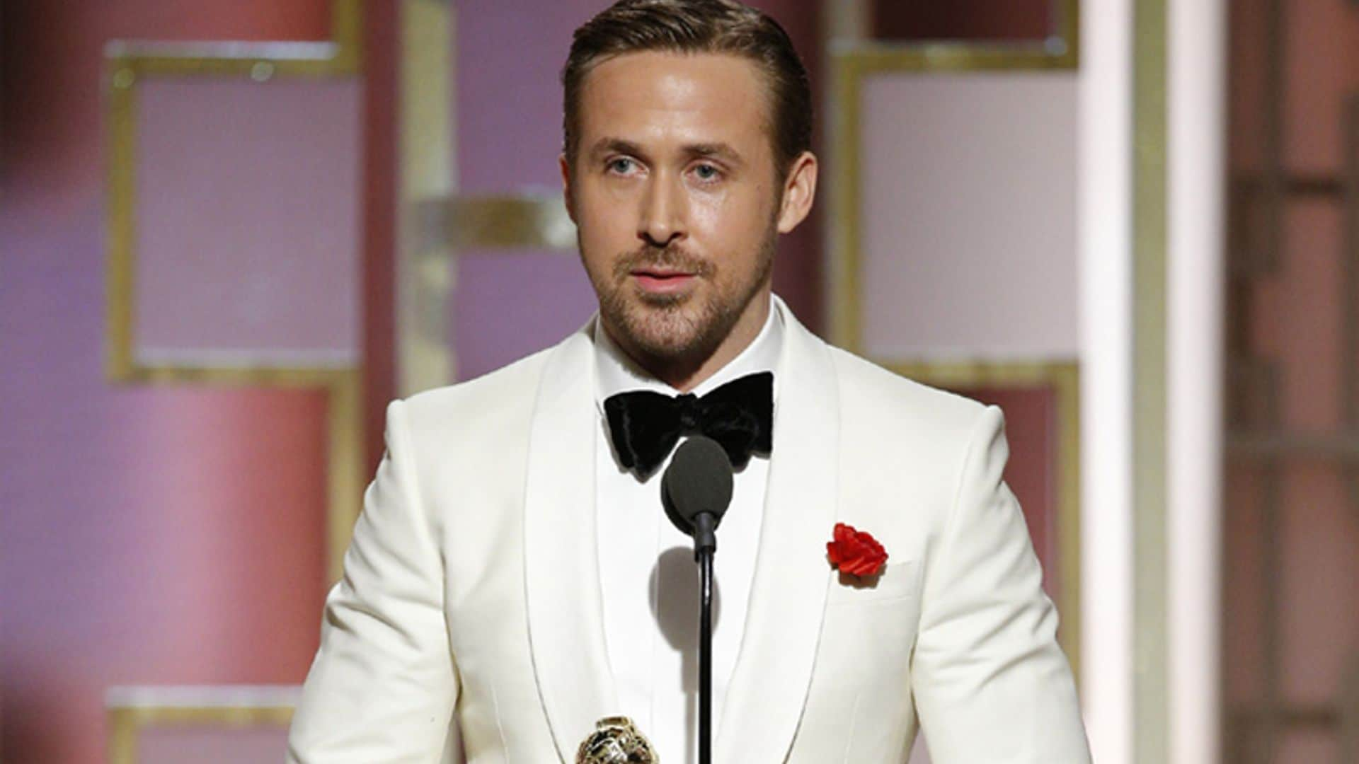 La declaración de amor de Ryan Gosling a Eva Mendes y sus hijas al recibir su Globo de Oro