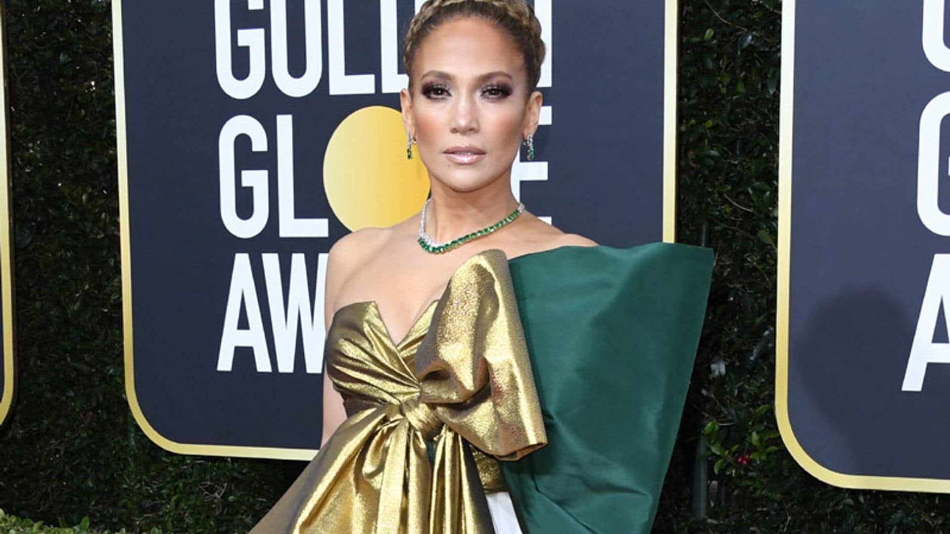 Jennifer Lopez y su vestido con vocación de look viral en los Globos de Oro