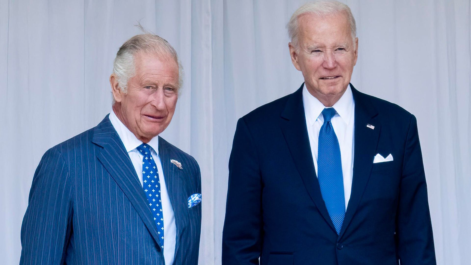 El rey Carlos III recibe al presidente Joe Biden en el Castillo de Windsor