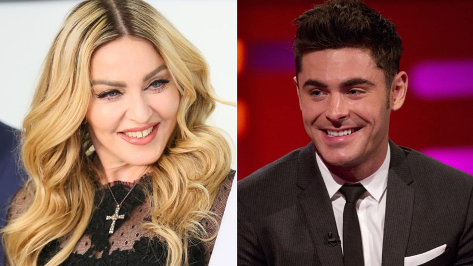 ¿Pasó algo entre Zac Efron y Madonna?