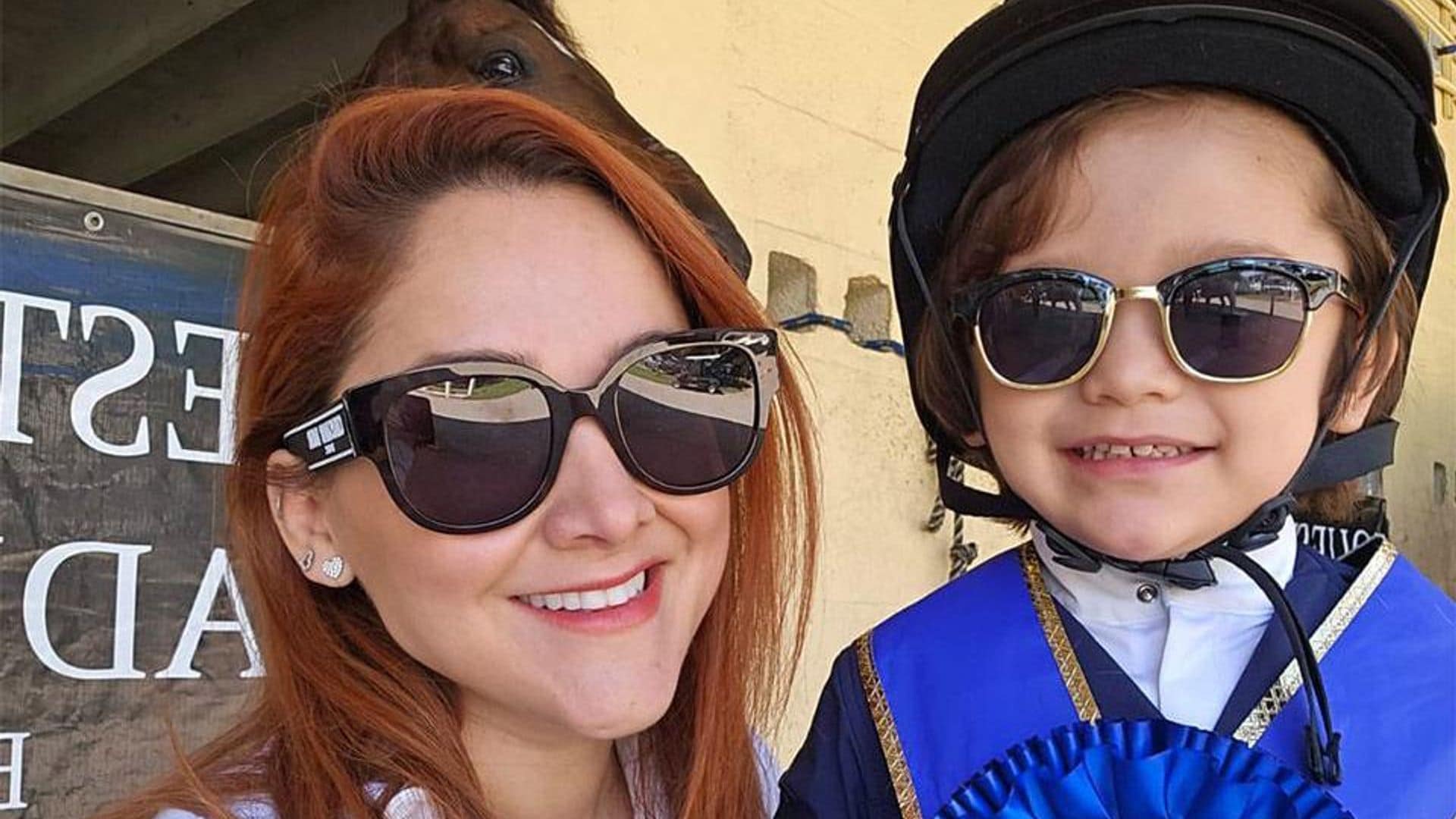 Orgullosa, Sherlyn comparte el gran logro de André en la equitación: ‘Es un niño muy determinado’