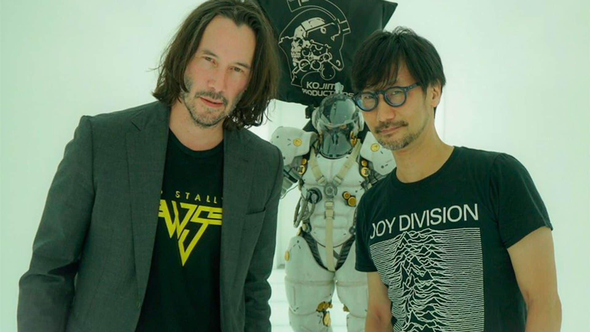 El encuentro viral y lleno de misterio entre Keanu Reeves y el diseñador de videojuegos Hideo Kojima