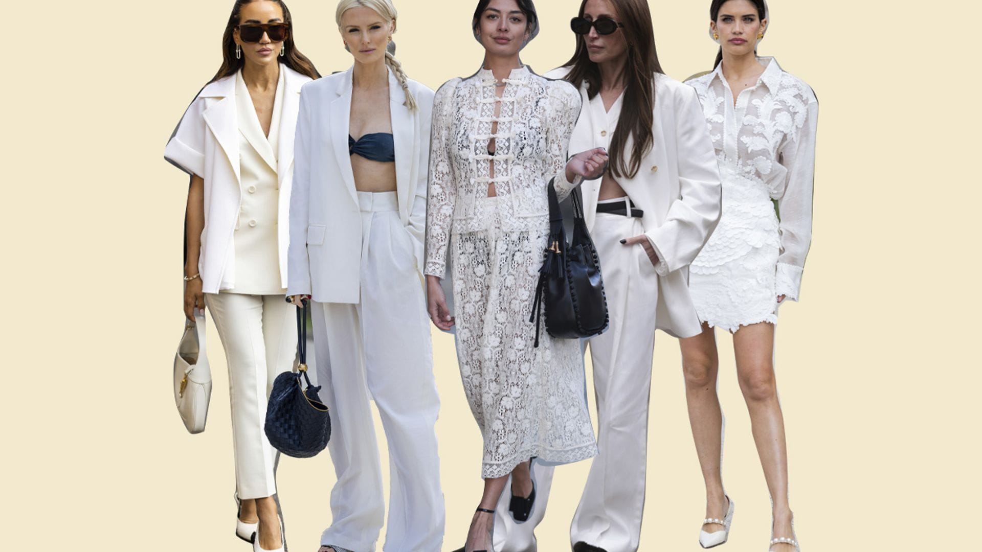 Cómo llevar el 'total look' blanco más elegante de la primavera sin equivocarte ?