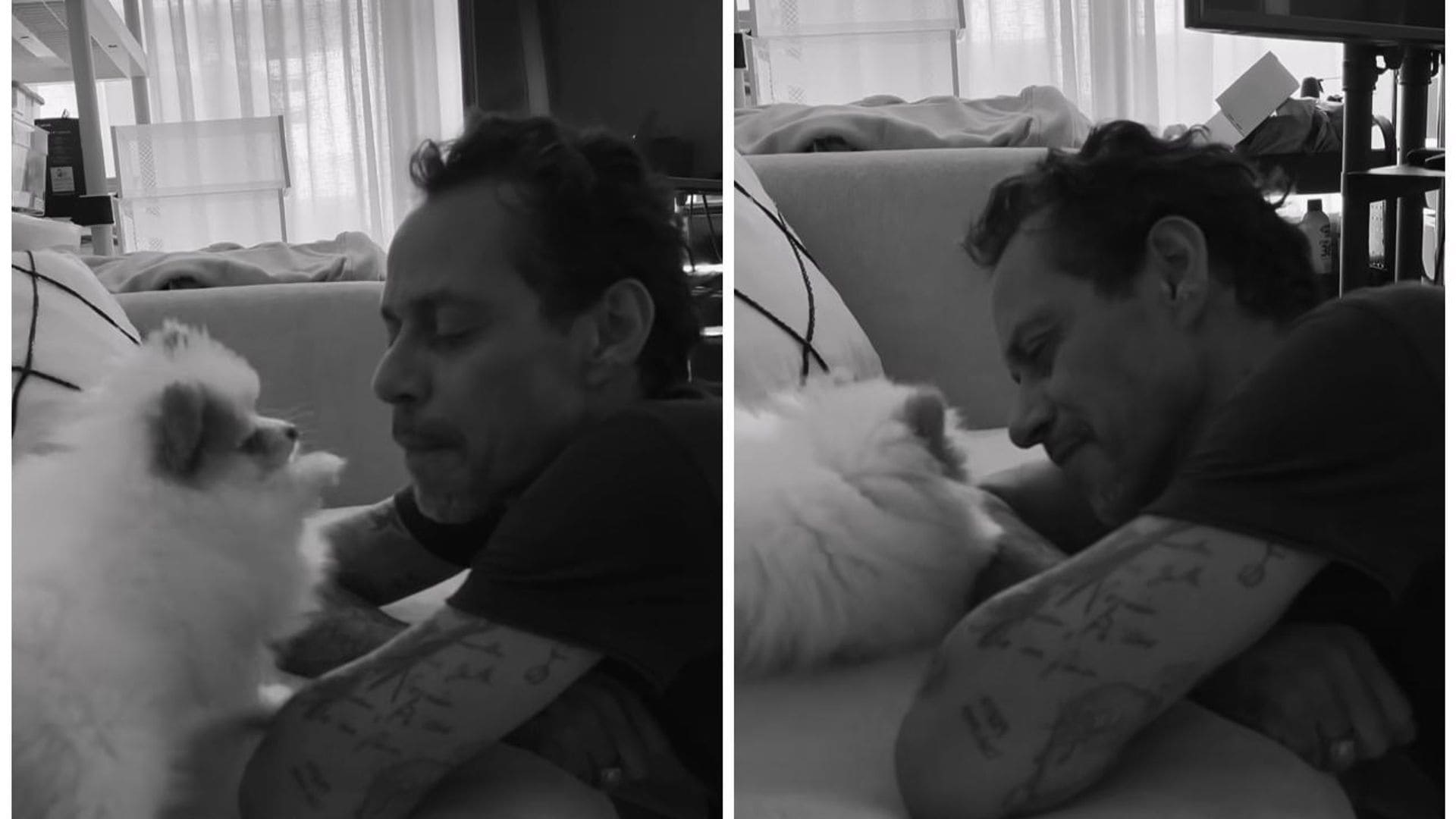 Marc Anthony presume su lado más tierno con Blue, el pequeño que lleva su apellido