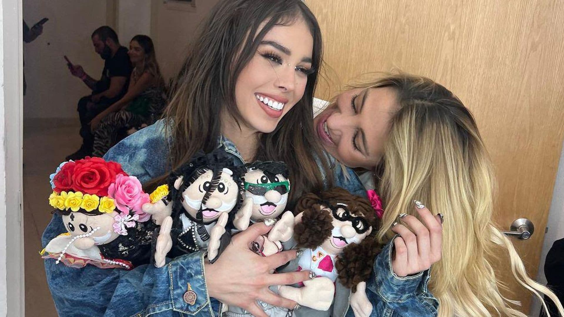 Danna Paola llora de la emoción tras conocer a su ídolo, la cantante Katy Perry