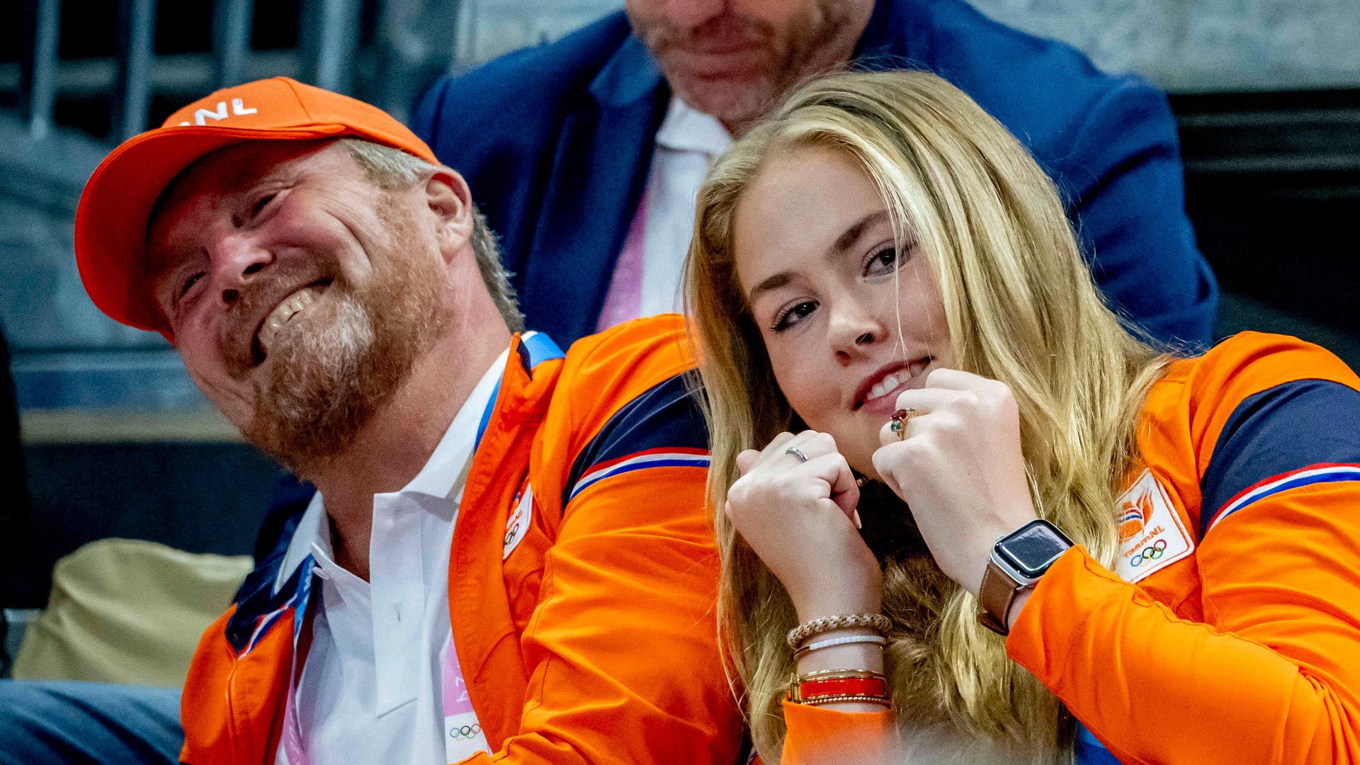 Las imágenes más divertidas de Amalia de los Países Bajos con su padre, el rey Guillermo, en los Juegos Olímpicos