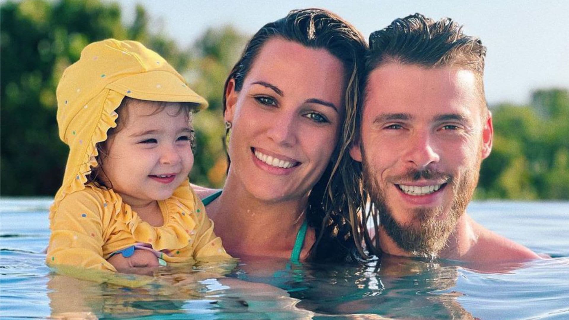 David de Gea es el 'peluquero de moda' para su hija Yanay ¡y Edurne se derrite!