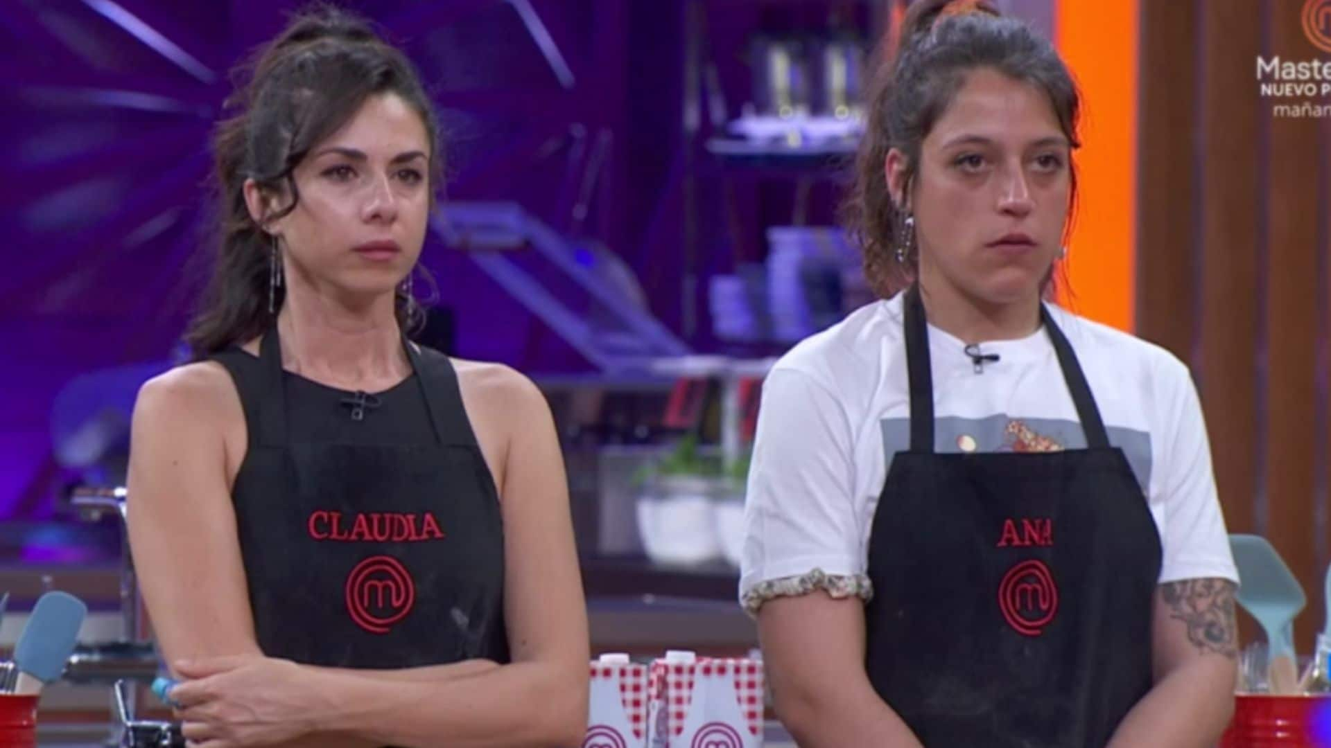 Claudia abandona MasterChef tras una noche marcada por la decepción con su amigo Jotha