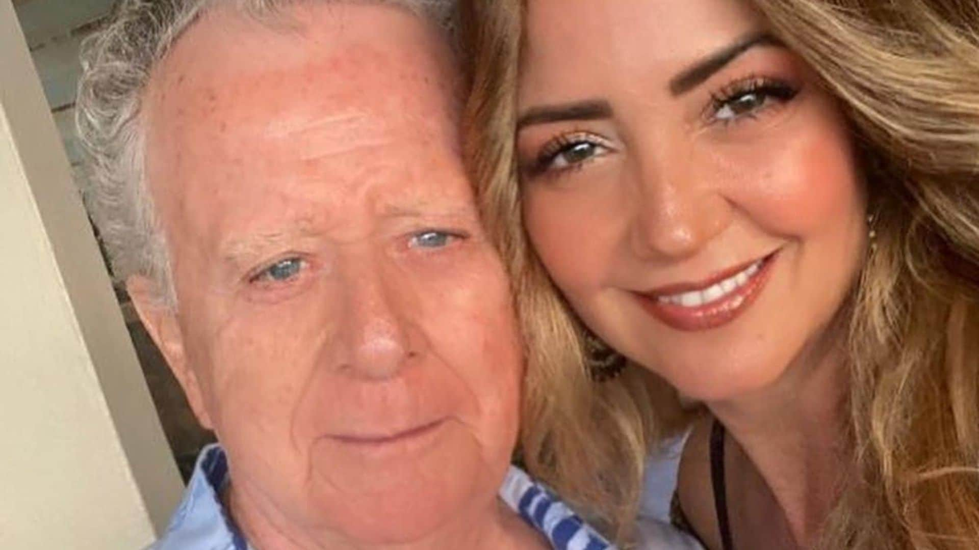 '¡Te celebro con lágrimas de felicidad!', Andrea Legarreta a su papá por su cumpleaños 80