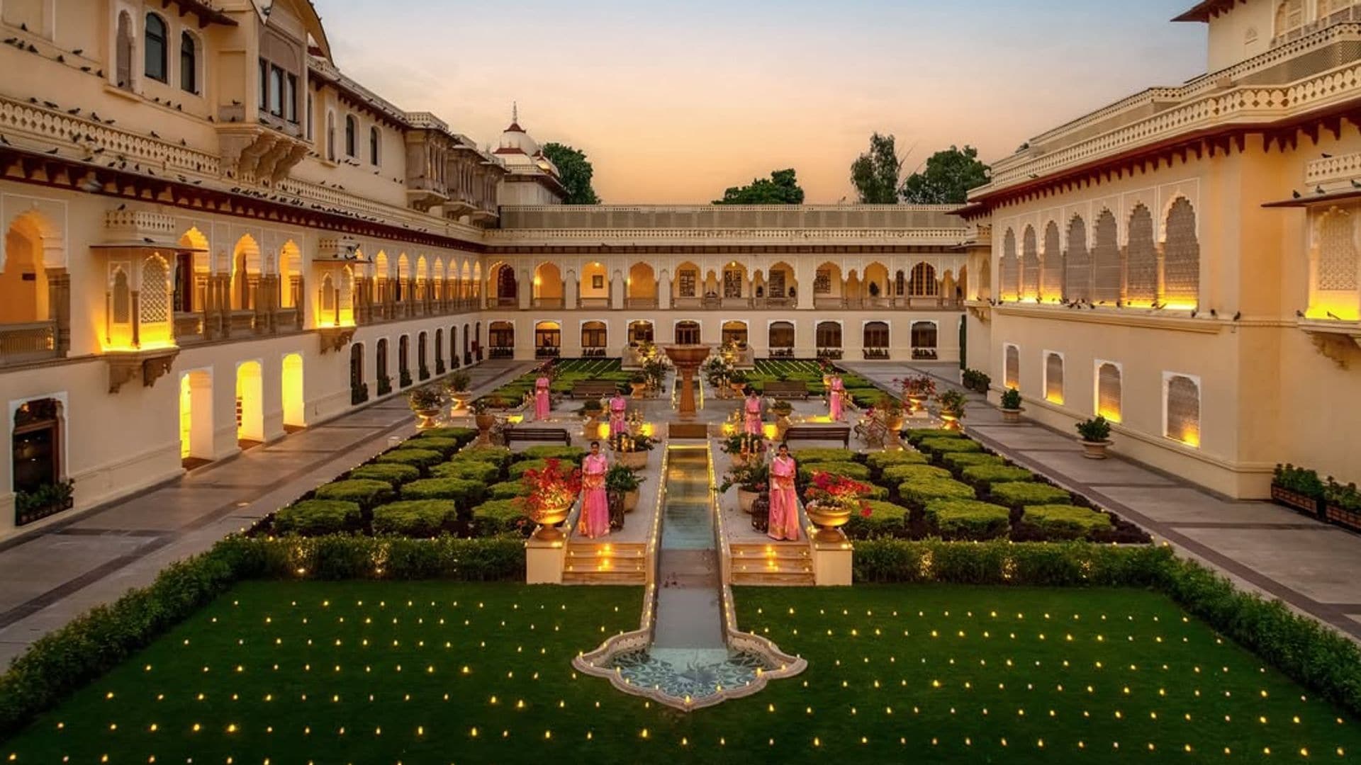 Rambagh Palace, un hotel-palacio de lujo en la India